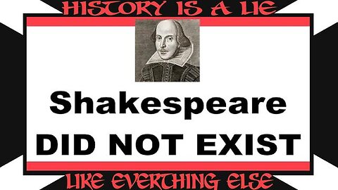 Shakespeare did not exist - the PROOF (David Ewing Jr.)