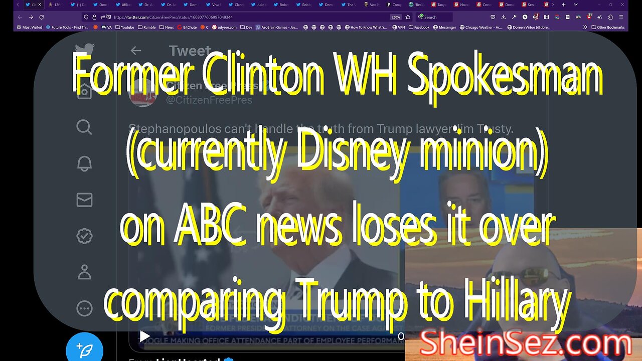 Former Clinton Whitehouse press Sec loses it over Trump/Hillary comparisons -SheinSez 197