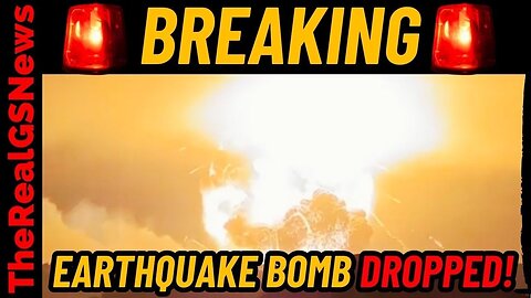 🚨 GIGANTIC EXPLOSI%N!! EARTHQUAKE BOMB DROPPED CAUSING HUGE MUSHROOM CLOUD