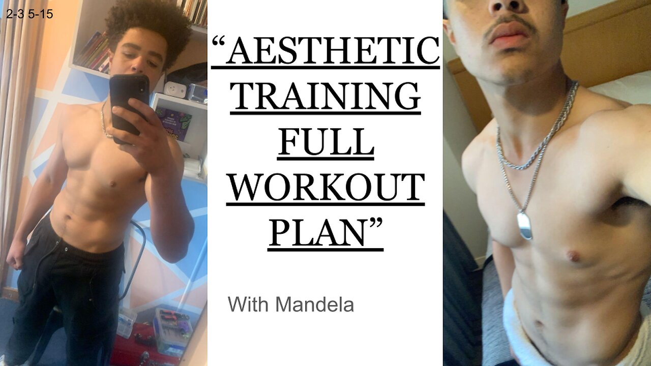 Aesthetic Training Full Workout Plan