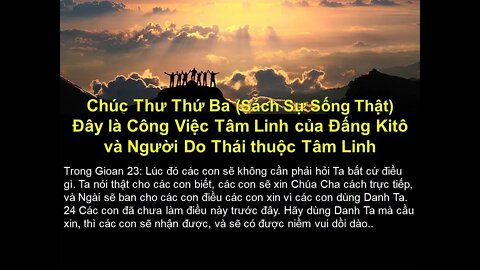 CHÚC THƯ THỨ BA. Ch.46 - Được Hướng Dẫn Cách Tồi Tệ và Người Theo Chủ Nghĩa Duy Vật.