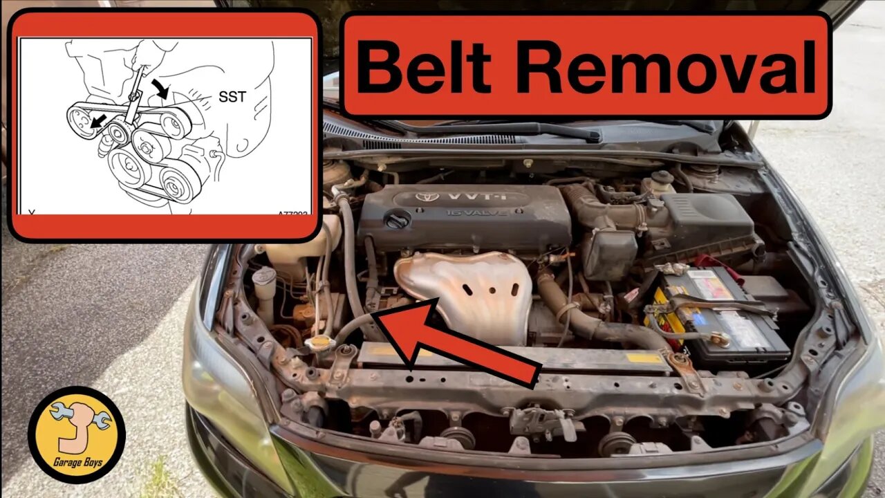 How to Remove Belt on Scion Tc