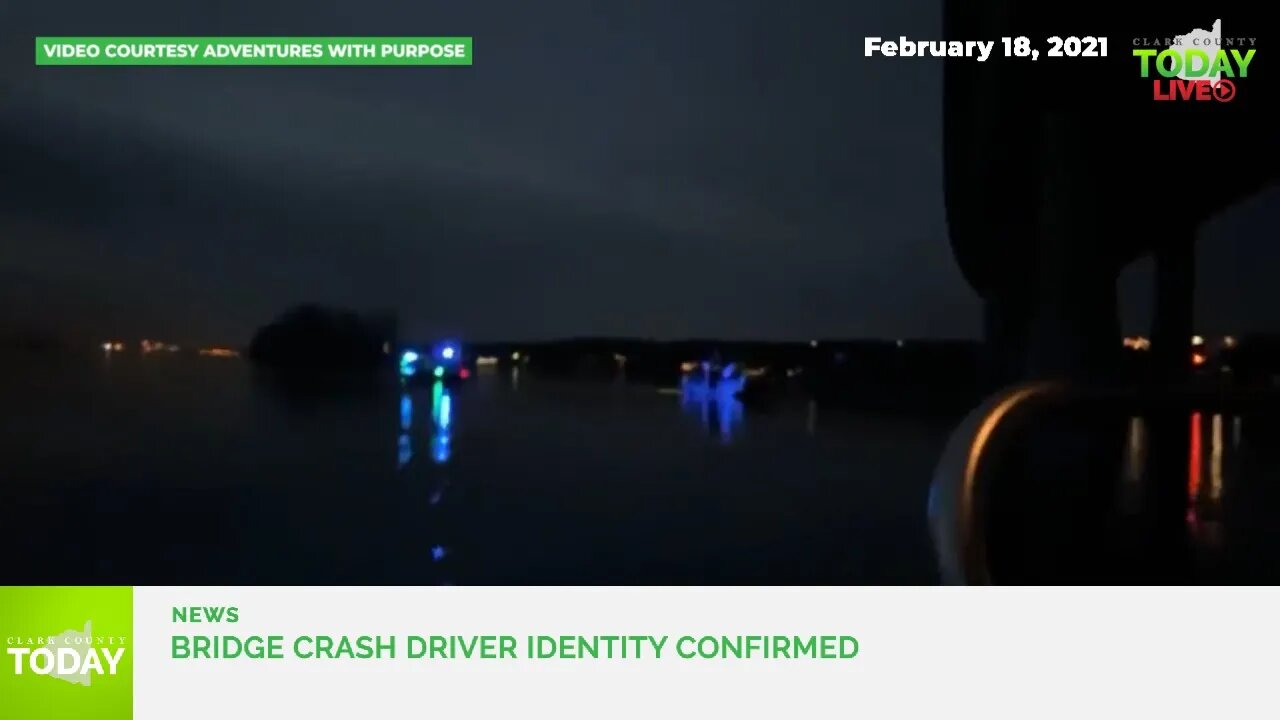 Bridge crash driver identity confirmed