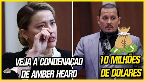 Johnny Depp - Amber Heard é Condenada | Veja como foi o Veredito Final | Legendado- PT