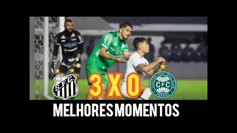 Santos vence Coritiba por 3 a 0 e se classifica para as oitavas da Copa do Brasil.