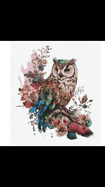 STUNNING OWL Cross Stitch Pattern by Welovit | welovit.net | #welovit