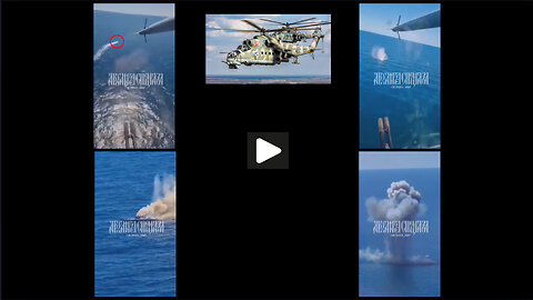Black Sea: Russian Mi-24VP destroys Ukrainian Magura V5 naval drone