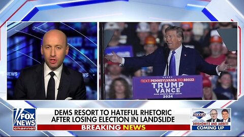 Stephen Miller: Radical Marxist Tears Underscores Why Trump Won