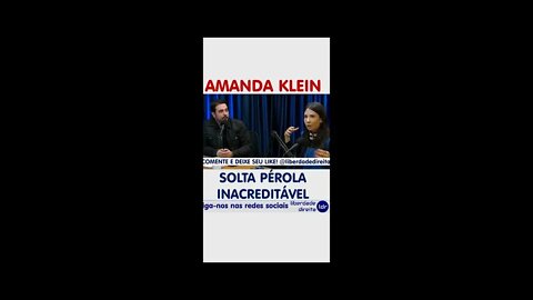 Amanda klein Defendendo Bandido. CDZ JUSTIÇA E INJUSTIÇA