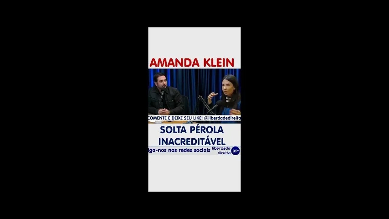 Amanda klein Defendendo Bandido. CDZ JUSTIÇA E INJUSTIÇA