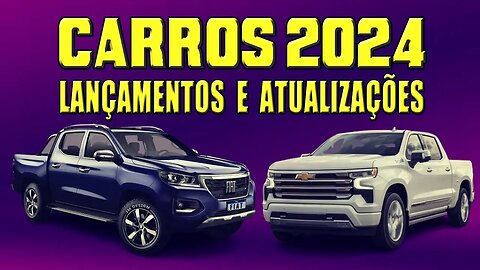 CARROS 2024 - LANÇAMENTOS E ATUALIZAÇÕES