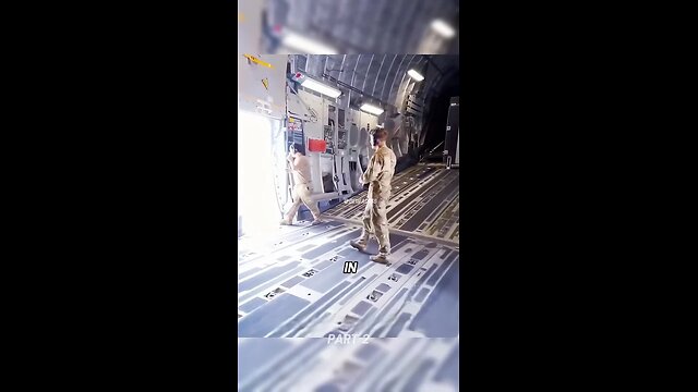 C-17 Globemaster transport aircraft takes off in 15 minutes
