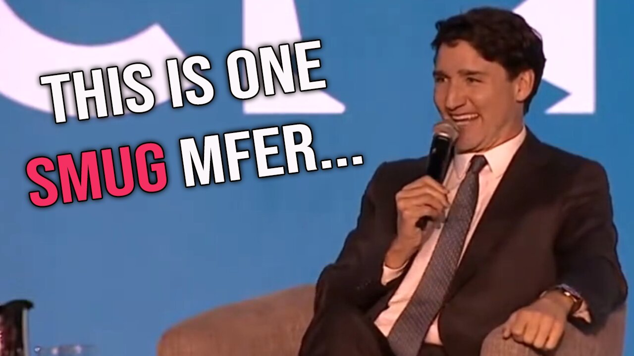 Trudeau SMIRKS after FALSELY claiming the CARBON TAX gives Canadians MORE than it takes away