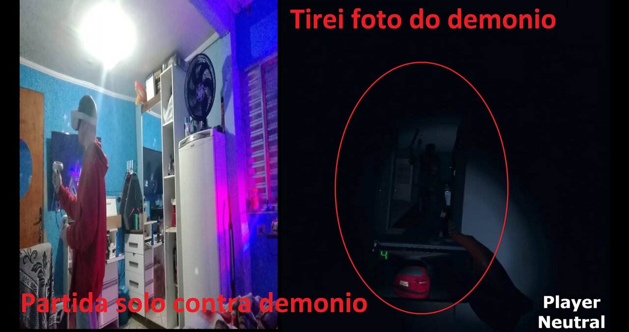 Phasmophobia VR Solo contra o demonio