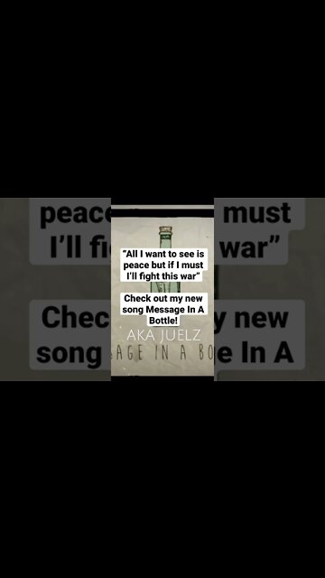 Check out my new song Message In A Bottle!