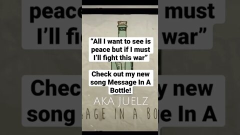 Check out my new song Message In A Bottle!