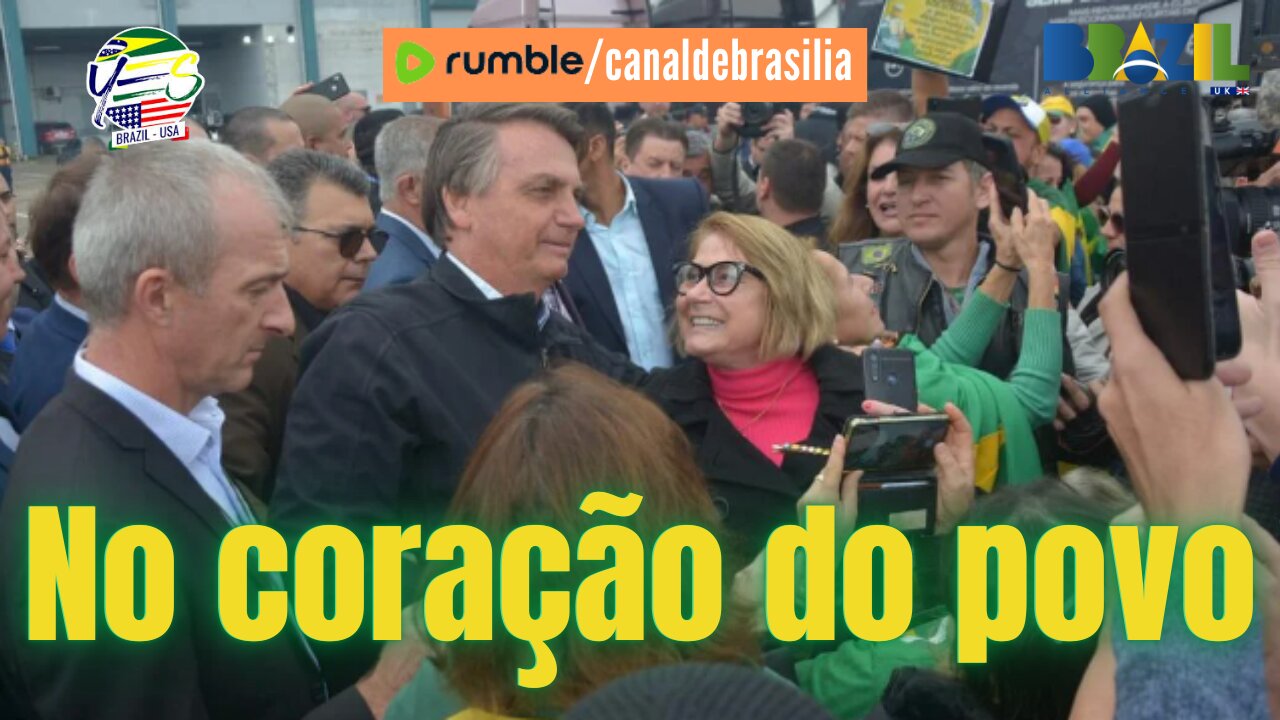 Enquanto Lula foge, Bolsonaro sente o amor dos brasileiros