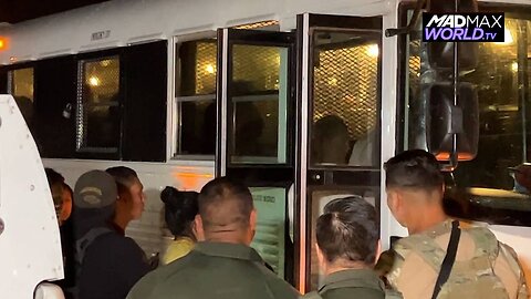 EXCLUSIVE: Watch Midnight Migrant Bus Run In El Paso