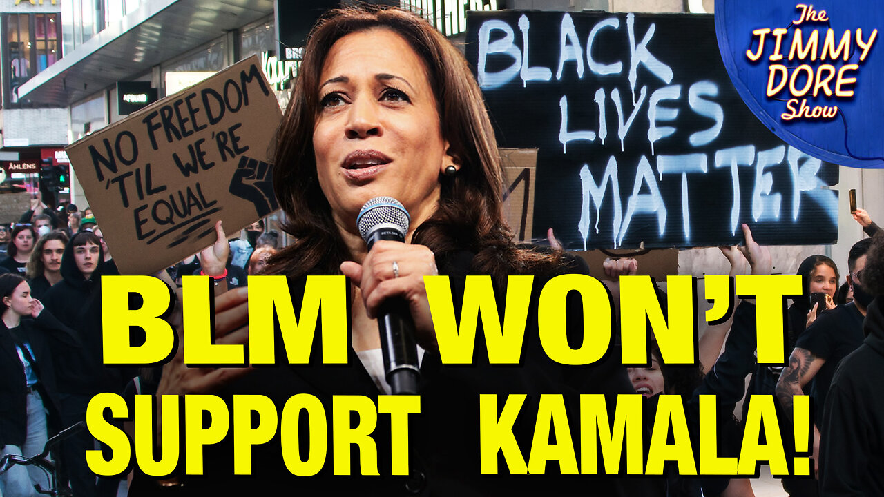 Black Lives Matter REFUSES To Support Anointed Kamala Harris