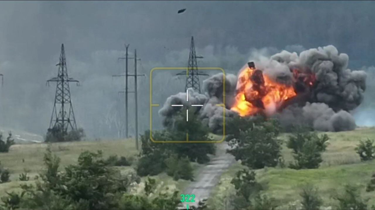 85th Russian brigade mines road. Работа 85-й бригады 2АК. Source: @MuradGazdiev