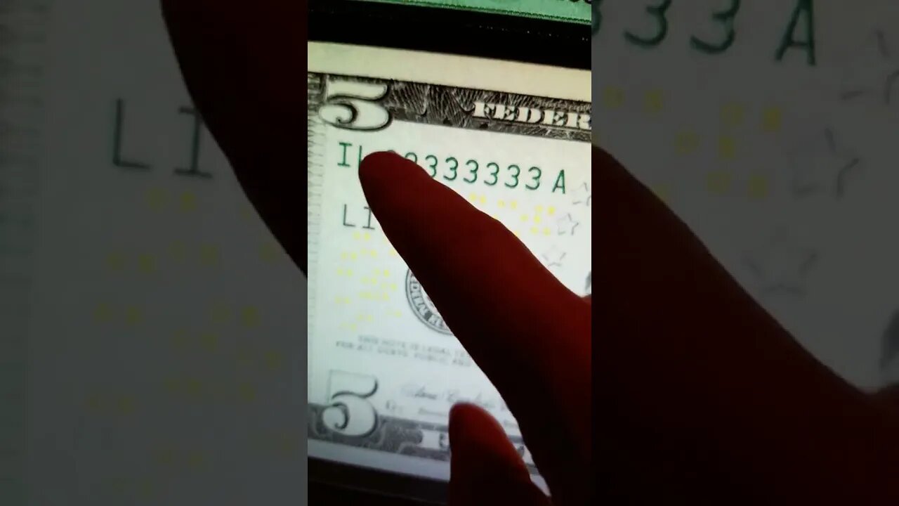 Rare $5 dollar sold for $2,000 because of this.. #money #dollar