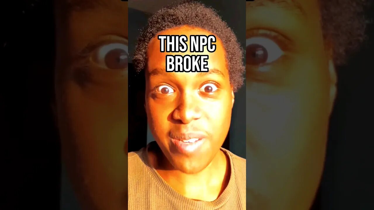 She Broke Character Very Quick