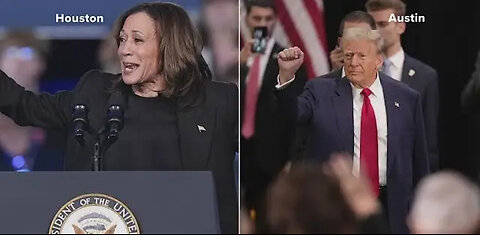 🛑Kamala Harris, Donald Trump continue campaign as presidential race enters final stretch ‼️