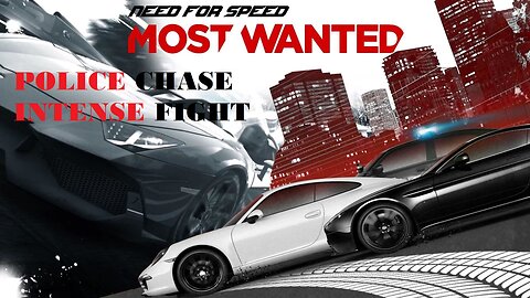 NFS Most Wanted 2012 Police Chase #nfs Intense Fight