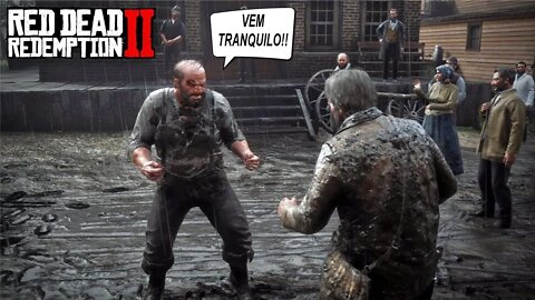 RED DEAD REDEMPTION 2 #3 - Briga de Bar! ( Gameplay em Português PT-BR )