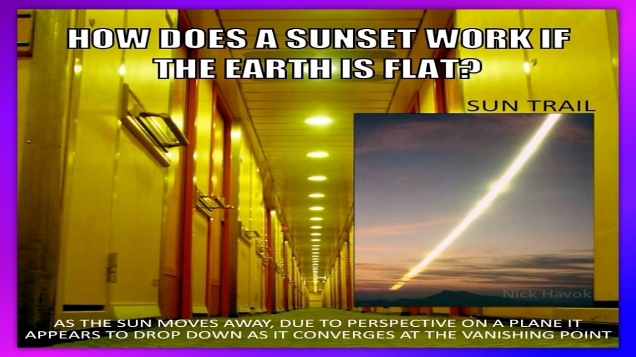 HOW THE SUNSET WORKS ON THE FLAT EARTH