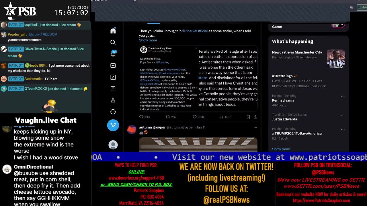 2024-01-13 15:00 EST - Modern Day America: with LC Mac and Snover