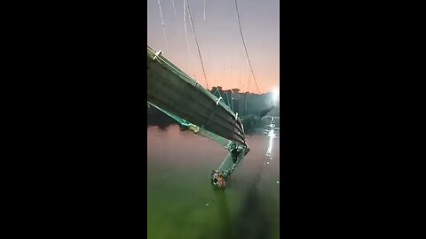 Bridge collapses in India killing dozens of people