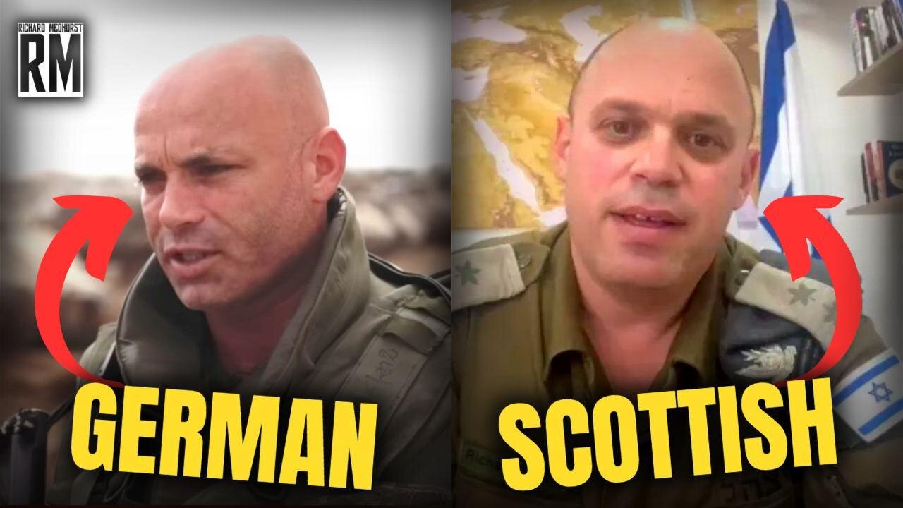 Israeli Spokesman Sounds Scottish...Because He Is a European Invader