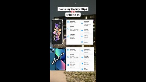 Samsung Galaxy Flip 3 vs iPhone 13: A Side-by-Side Comparison
