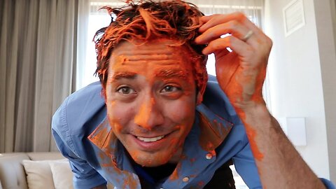 I'm COVERED in PAINT - Behind Scenes of Zach King Video
