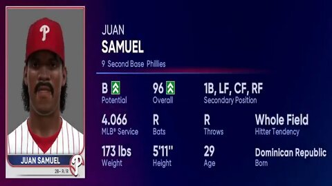How To Create Juan Samuel Mlb The Show 22