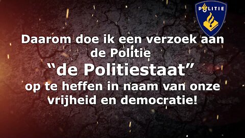 Dringend verzoek aan de Politie
