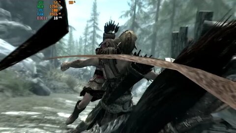 Skyrim Special Edition on A6 6400K 8GB RAM RX 550 2GB - 720p, Medium Settings