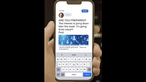 FDA Makes Video about “Misinformation” Using an Internet Blackout as an Example