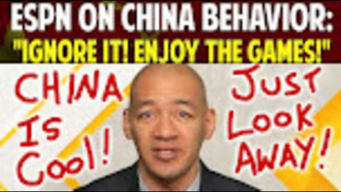 ESPN ON CHINA BEHAVIOR: "IGNORE IT! ENJOY THE GAMES!"