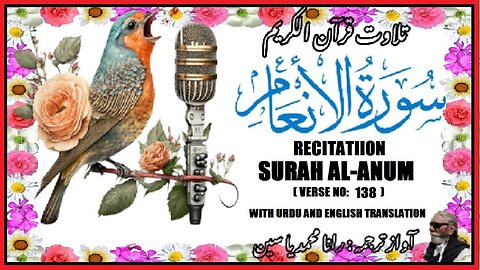 Recitation Surah Al Anum Verses No.138 تلاوت سورہ اَلْاَ نْعَام اردو انگریزی ترجمہ کے ساتھ آیت نمبر