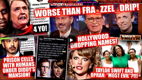 DIDDY: 30 LIVE PEOPLE IMPRISONED UNDERGROUND! WORSE THAN FD! ENDLESS LIST! TAYLOR SWIFT=SATAN!?