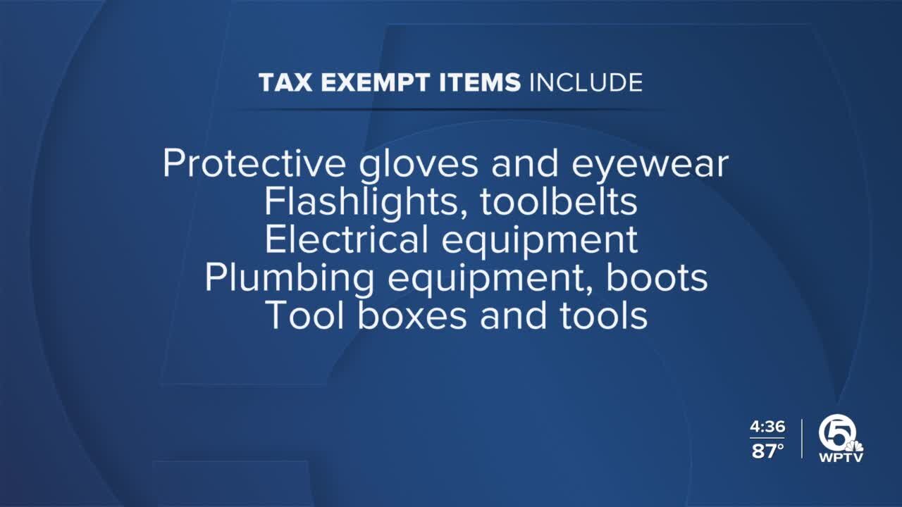 Many home repair, construction items now tax-free in Florida