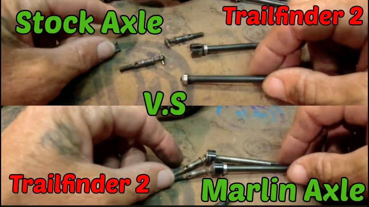 RC Stock Axle vs Marlin Axle
