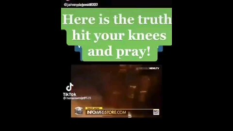 Here's the Truth hit your knees and pray.
