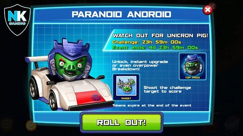 Angry Birds Transformers 2.0 - Paranoid Android - Day 2 - Featuring Blurr