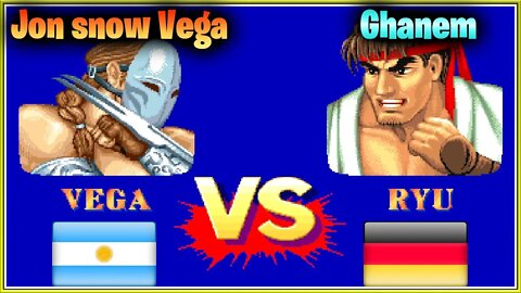 Street Fighter II': Champion Edition (Jon snow Vega Vs. Ghanem) [Argentina Vs. Germany]