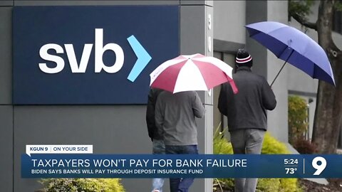 President Biden: Taxpayers won't pay for bank failure