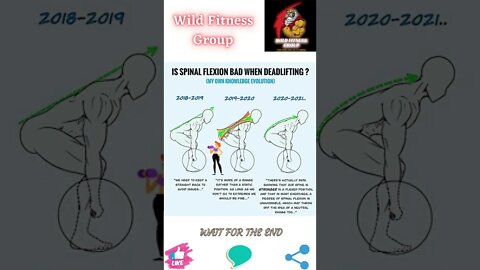 🔥Is spinal flexion bad when deadlifting🔥#shorts🔥#wildfitnessgroup🔥16 July 2022🔥