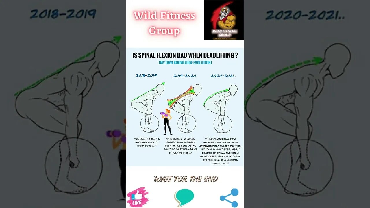🔥Is spinal flexion bad when deadlifting🔥#shorts🔥#wildfitnessgroup🔥16 July 2022🔥